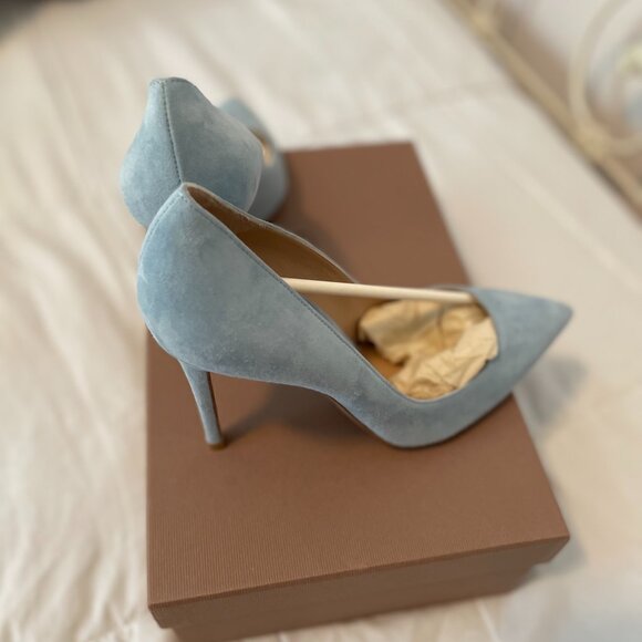 Gianvito Rossi 105mm suede pumps size 39 NEW - Picture 12 of 16